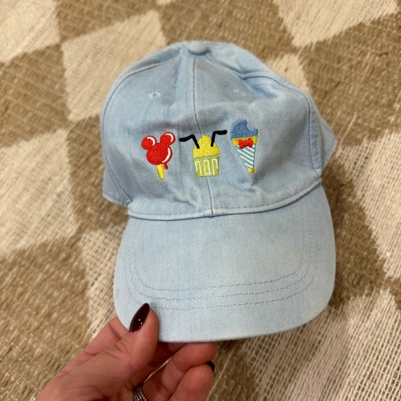 Disney Parks snacks embroidered Mickey Mouse Ice Cream Baseball Hat Cap boys - Picture 1 of 6